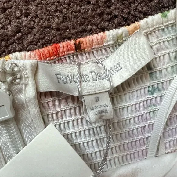 NWT Favorite Daughter Halting Traffic Dress in Oahu Watercolor - Picture 14 of 15